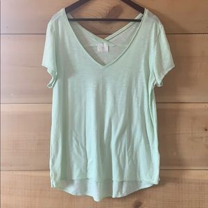 Anthropologie t.la mint green shirt